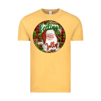 Vintage Mustard Christmas feeling jolly santa Vintage Tee - Artiststas