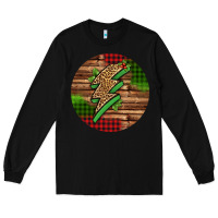 Black leopard lightning bolt Christmas Long Sleeve Tee - Jasminsmagicworld