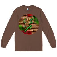 Chestnut leopard lightning bolt Christmas Long Sleeve Tee - Jasminsmagicworld