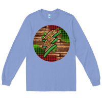 Colony Blue leopard lightning bolt Christmas Long Sleeve Tee - Jasminsmagicworld