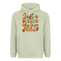 Matcha just a girl who loves fall Heavyweight Hoodie - BundleAndBundleShop