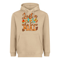 Mushroom just a girl who loves fall Heavyweight Hoodie - BundleAndBundleShop