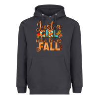Smoke just a girl who loves fall Heavyweight Hoodie - BundleAndBundleShop