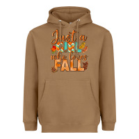 Toasted Coconut just a girl who loves fall Heavyweight Hoodie - BundleAndBundleShop