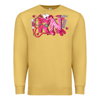 Antique Gold rn breast cancer registered nurse Premium Sweatshirt - LillyAllenDesigns