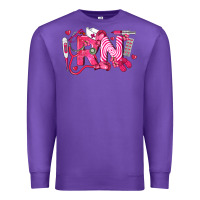 Purple rn breast cancer registered nurse Premium Sweatshirt - LillyAllenDesigns