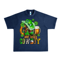Navy one lucky  cowboy with hat and boots Urban Heavy Tee - AdoDesignShop