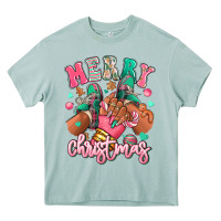Arona pink merry christmas black girl sneakers Heavy Core Tee - RanaPortraitStore