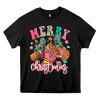 Black pink merry christmas black girl sneakers Heavy Core Tee - RanaPortraitStore