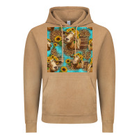Goat Sunflowers Seamless Pattern Vintage Hoodie | Teevron