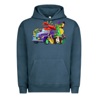 Mardi Gras Gnome On The Truck Urban Hoodie | Teevron