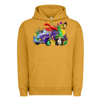 Pigment Peanut Butter mardi gras gnome on the truck Urban Hoodie - CowGirlArtShop