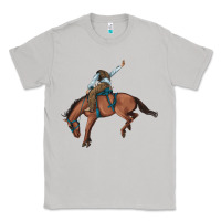 Moon Dust bucking bronco cowboy rodeo Classic Tee - Artiststas