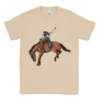 Mushroom bucking bronco cowboy rodeo Classic Tee - Artiststas
