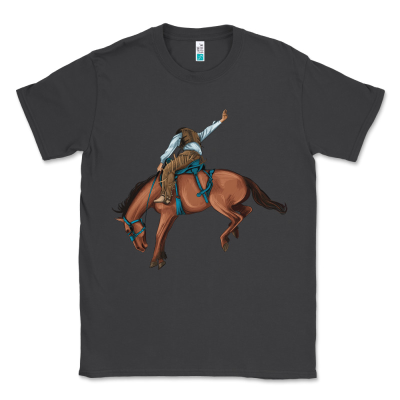 Bucking Bronco Cowboy Rodeo Classic Tee by Artiststas | Teevron