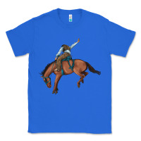True Royal bucking bronco cowboy rodeo Classic Tee - Artiststas