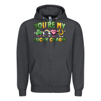 Smoke you're my lucky charm Zipper Hoodie - MaliasSmallBusiness