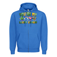 True Royal you're my lucky charm Zipper Hoodie - MaliasSmallBusiness