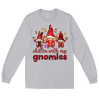 Moon Dust chilling with my gnomies Long Sleeve Tee - NancyCooperArtShop