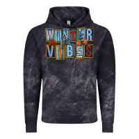 Cloud Black winter vibes Vintage Hoodie - FaDigitalArtStudio
