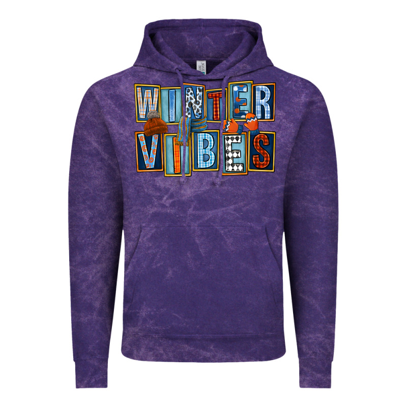 Winter Vibes Vintage Hoodie by FaDigitalArtStudio | Teevron