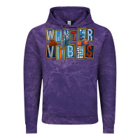 Cloud Purple winter vibes Vintage Hoodie - FaDigitalArtStudio