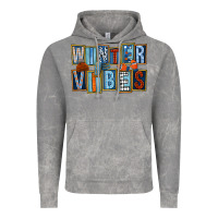 Cloud Rock winter vibes Vintage Hoodie - FaDigitalArtStudio