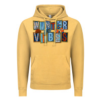 Vintage Mustard winter vibes Vintage Hoodie - FaDigitalArtStudio