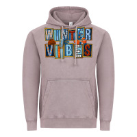 Vintage Zinc winter vibes Vintage Hoodie - FaDigitalArtStudio