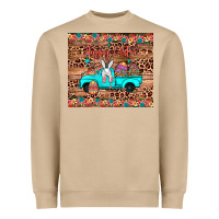 Mushroom happy easter truck Heavyweight Sweatshirt - JahusDesignShop