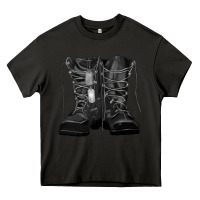 Asphalt soldier boots Heavy Core Tee - RanaPortraitStore
