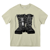 Mossy soldier boots Heavy Core Tee - RanaPortraitStore