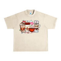 Sandshell Nurse Coffee Cups Urban Heavy Tee - Artiststas