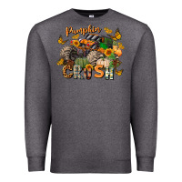 Charcoal Heather pumpkin crush truck Premium Sweatshirt - LillyAllenDesigns