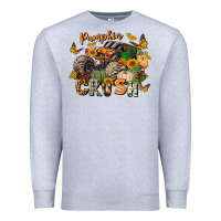 Heather Grey pumpkin crush truck Premium Sweatshirt - LillyAllenDesigns