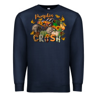 Navy pumpkin crush truck Premium Sweatshirt - LillyAllenDesigns