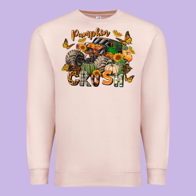 Pumpkin Crush Truck Premium Sweatshirt Designed By Lillyallendesigns