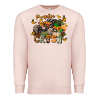 Pale Pink pumpkin crush truck Premium Sweatshirt - LillyAllenDesigns
