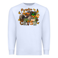 White pumpkin crush truck Premium Sweatshirt - LillyAllenDesigns