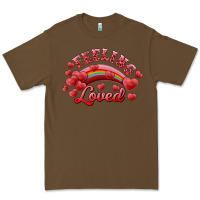 Cacao Feeling Loved Valentine's Day Premium Tee - RanaPortraitStore