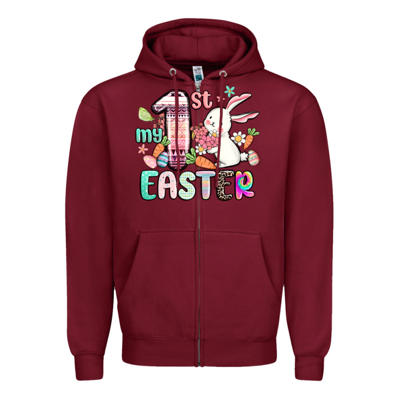 My First Easter Zipper Hoodie by MaliasSmallBusiness | Teevron