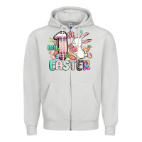 Dove Grey my first easter Zipper Hoodie - MaliasSmallBusiness