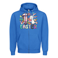 True Royal my first easter Zipper Hoodie - MaliasSmallBusiness