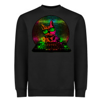 Black HOUSE CAT (Rainbow DJ Kitty) Heavyweight Sweatshirt - Bettercallsaul