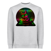 Heather Grey HOUSE CAT (Rainbow DJ Kitty) Heavyweight Sweatshirt - Bettercallsaul
