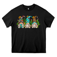 Black cactus gnomes Heavy Core Tee - Zillion Design Studio