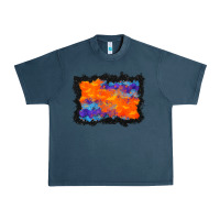 Midnight Navy halloween bat background Urban Heavy Tee - BundleAndBundleShop