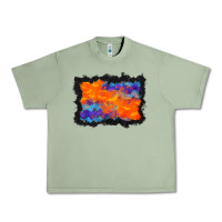 Oil Green halloween bat background Urban Heavy Tee - BundleAndBundleShop