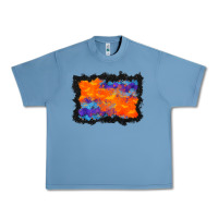Pebble Blue halloween bat background Urban Heavy Tee - BundleAndBundleShop