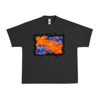Pigment Black halloween bat background Urban Heavy Tee - BundleAndBundleShop